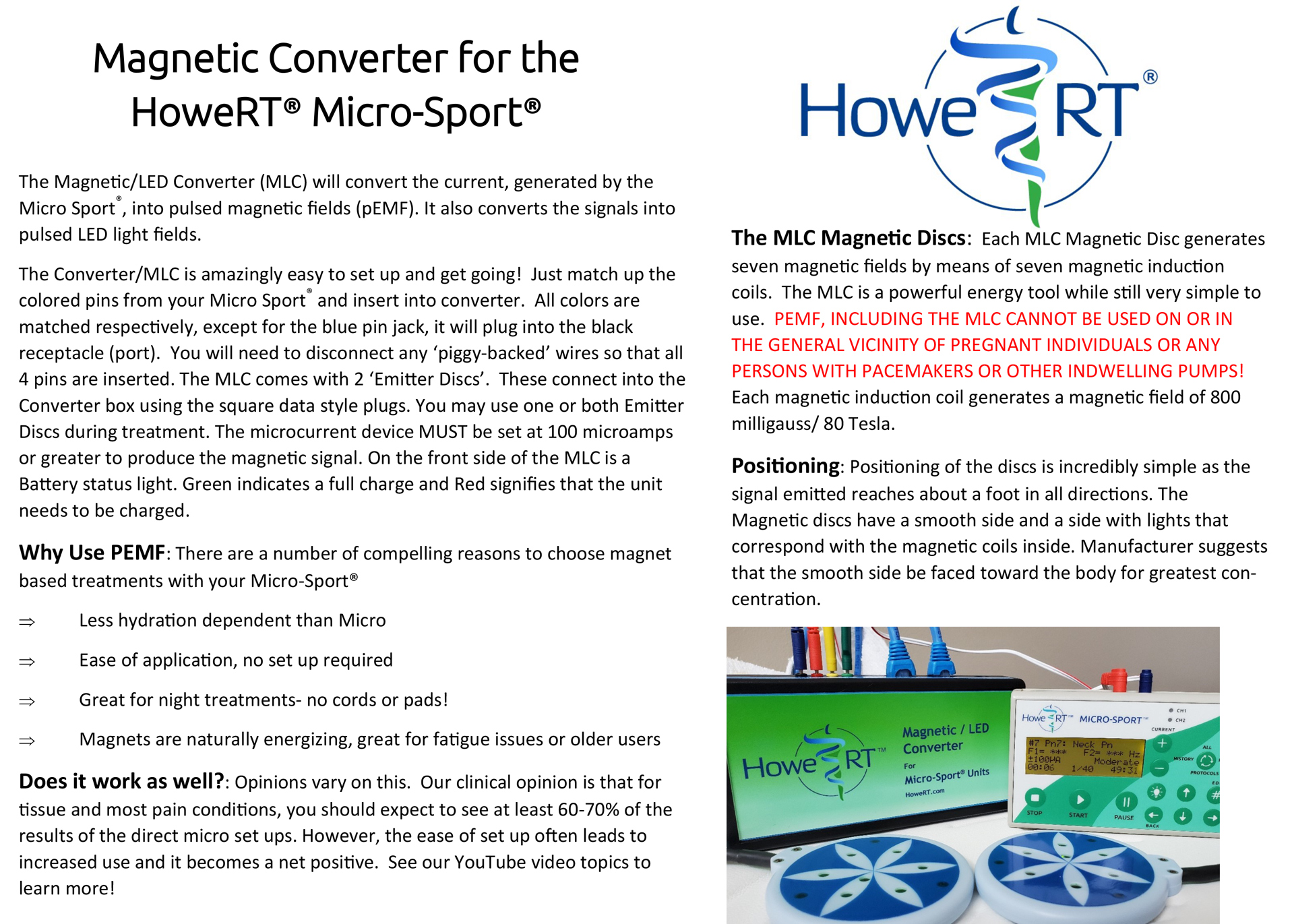 HoweRT® Magnetic Converter Info